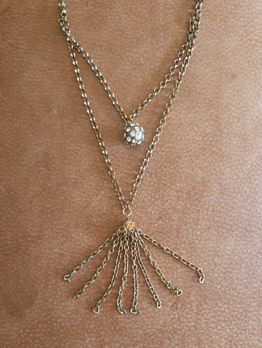 Bijoux Terner Gold Layered Tassel Necklace - Women Jewelry